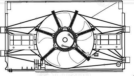 Luzar LFK 1115 - Вентилятор, охолодження двигуна autozip.com.ua