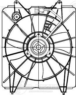 Luzar LFK 23ZP - Вентилятор, охолодження двигуна autozip.com.ua