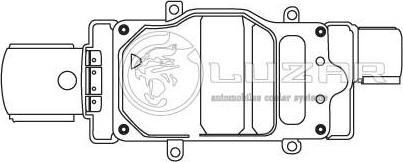 Luzar LFR 1075 - Додатковий резистор, електромотор - вентилятор радіатора autozip.com.ua