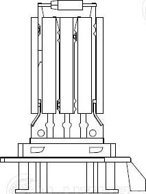 Luzar LFR 1801 - Опір, реле, вентилятор салону autozip.com.ua