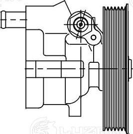 Luzar LPS 0902 - Гідравлічний насос, рульове управління, ГУР autozip.com.ua