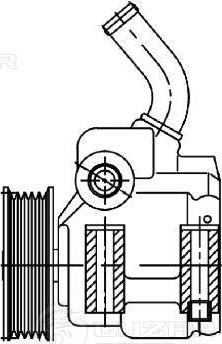 Luzar LPS 1001 - Гідравлічний насос, рульове управління, ГУР autozip.com.ua