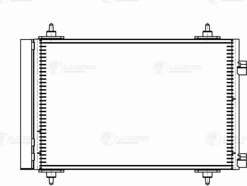Luzar LRAC 20GK - Конденсатор, кондиціонер autozip.com.ua