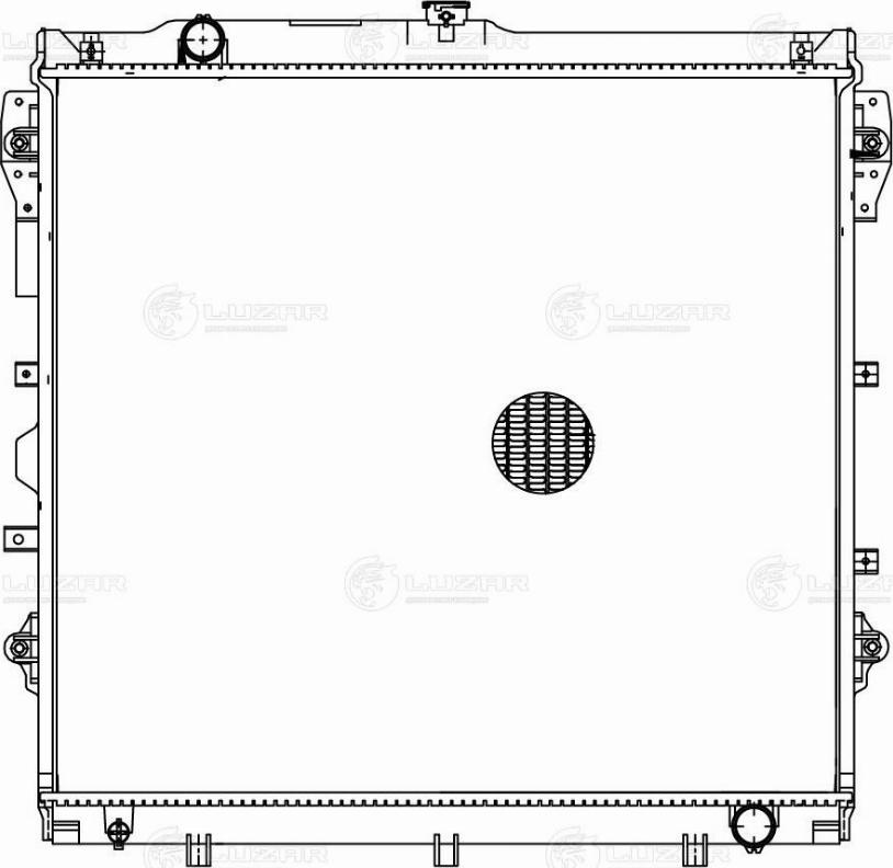 Luzar LRc 1910 - Радіатор, охолодження двигуна autozip.com.ua