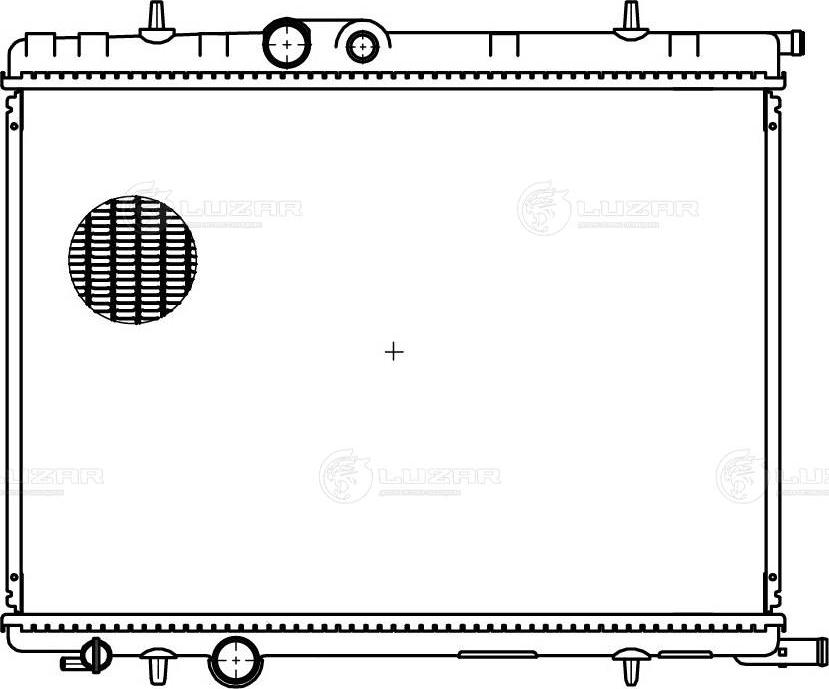 Luzar LRc 20F4 - Радіатор, охолодження двигуна autozip.com.ua