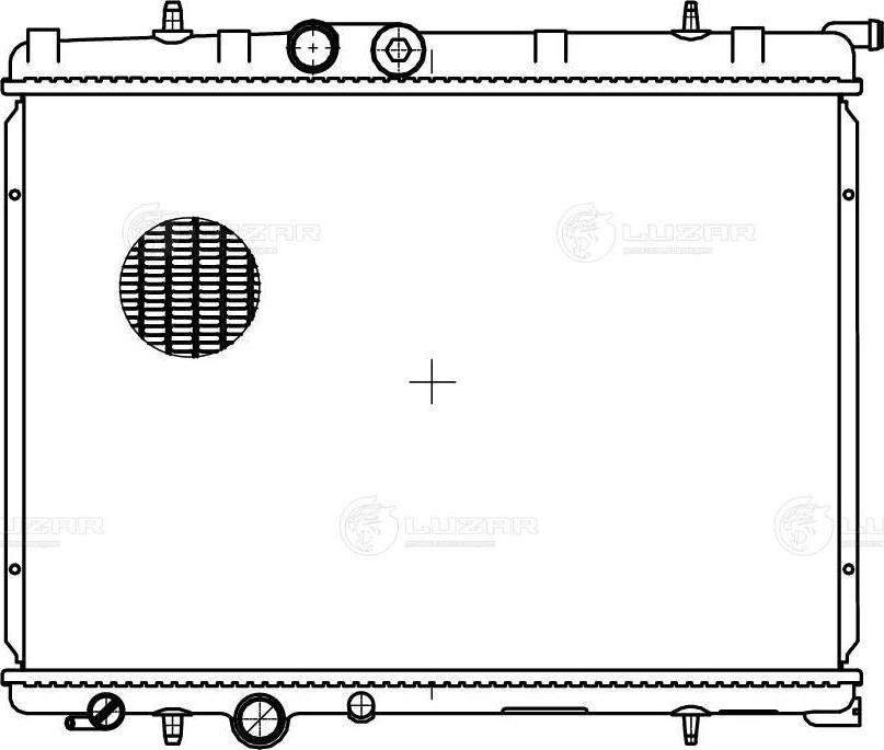 Luzar LRc 20G1 - Радіатор, охолодження двигуна autozip.com.ua