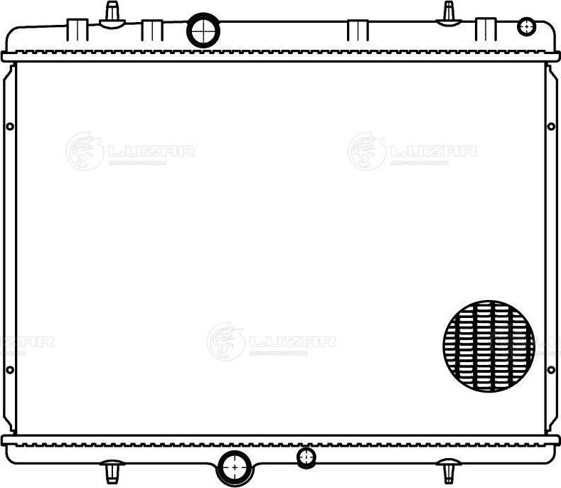 Luzar LRc 20T1 - Радіатор, охолодження двигуна autozip.com.ua