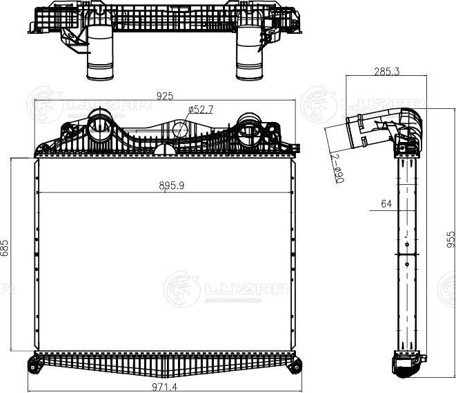 Luzar LRIC 1292 - Інтеркулер autozip.com.ua
