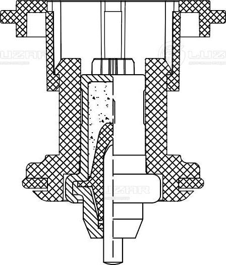 Luzar LT 1823 - Термостат, охолоджуюча рідина autozip.com.ua