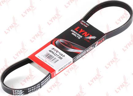 LYNXauto 4PK0738 - Поліклиновий ремінь autozip.com.ua