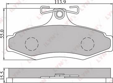 Lemförder 26507 - Гальмівні колодки, дискові гальма autozip.com.ua