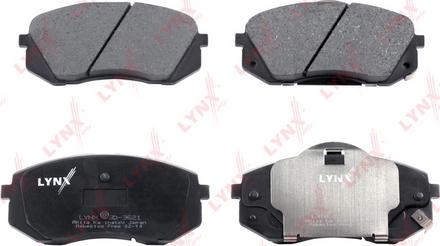LYNXauto BD-3621 - Гальмівні колодки, дискові гальма autozip.com.ua