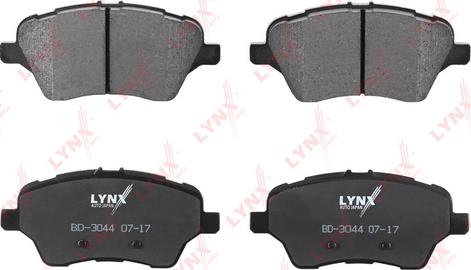LYNXauto BD-3044 - Гальмівні колодки, дискові гальма autozip.com.ua