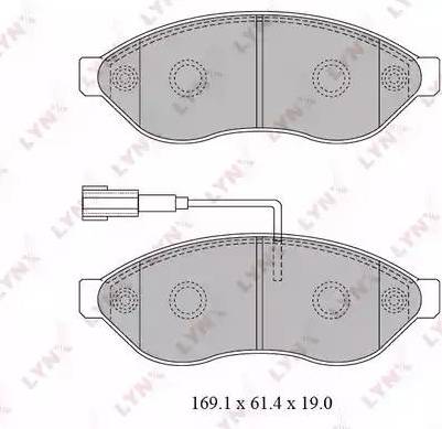 Alfarome/Fiat/Lanci 6001073131 - Гальмівні колодки, дискові гальма autozip.com.ua