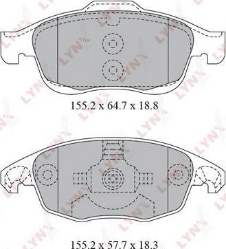 FIT FP2336 - Гальмівні колодки, дискові гальма autozip.com.ua