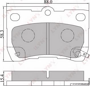 BENDIX BPD2128 - Гальмівні колодки, дискові гальма autozip.com.ua