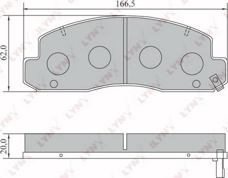 DJ Parts BP1580 - Гальмівні колодки, дискові гальма autozip.com.ua