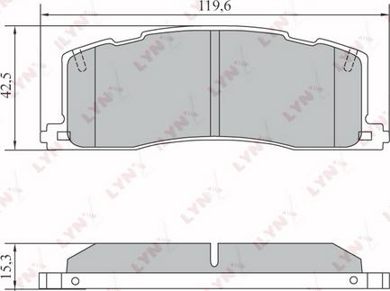 Ashuki 1083-1102 - Гальмівні колодки, дискові гальма autozip.com.ua