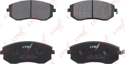 LYNXauto BD-7101 - Гальмівні колодки, дискові гальма autozip.com.ua