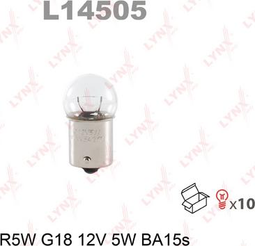 LYNXauto L14505 - Лампа розжарювання autozip.com.ua