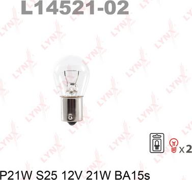 LYNXauto L14521-02 - Лампа розжарювання autozip.com.ua