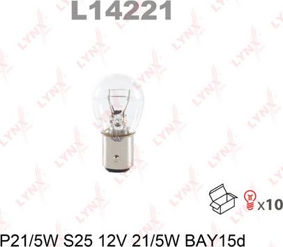 LYNXauto L14221 - Лампа розжарювання autozip.com.ua