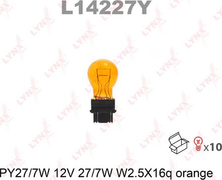 LYNXauto L14227Y - Лампа розжарювання autozip.com.ua