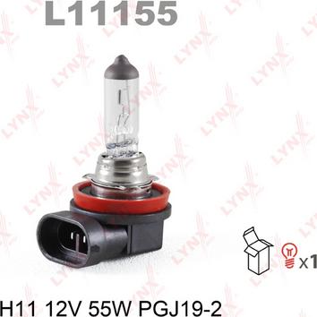 LYNXauto L11155 - Лампа розжарювання, фара дальнього світла autozip.com.ua