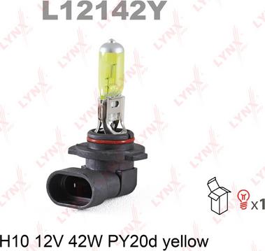 LYNXauto L12142Y - Лампа розжарювання, протитуманні фари autozip.com.ua