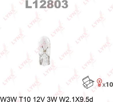 LYNXauto L12803 - Лампа розжарювання autozip.com.ua