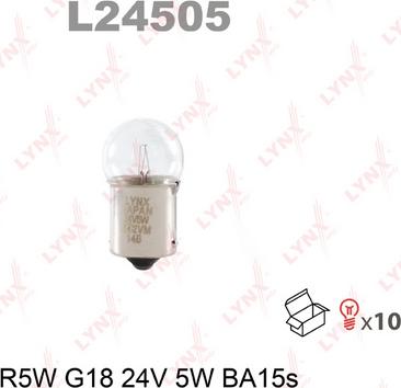 LYNXauto L24505 - Лампа розжарювання autozip.com.ua