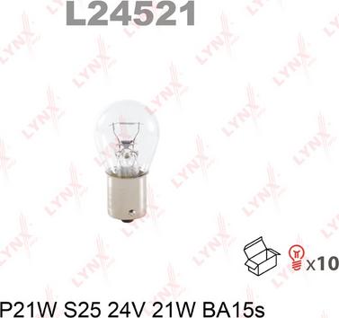 LYNXauto L24521 - Лампа розжарювання autozip.com.ua
