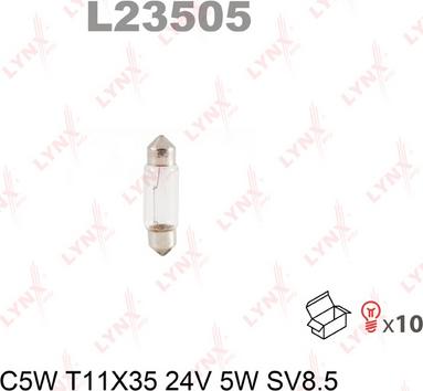 LYNXauto L23505 - Лампа розжарювання autozip.com.ua