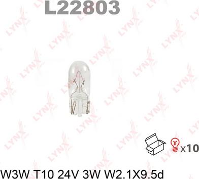 LYNXauto L22803 - Лампа розжарювання autozip.com.ua