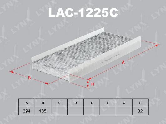 LYNXauto LAC-1225C - Фільтр, повітря у внутрішній простір autozip.com.ua