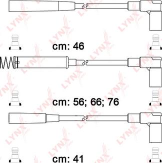 LYNXauto SPC5943 - Комплект проводів запалювання autozip.com.ua