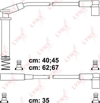 LYNXauto SPC5932 - Комплект проводів запалювання autozip.com.ua