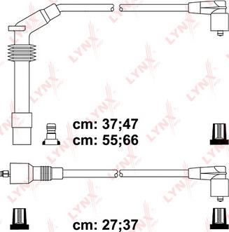 LYNXauto SPC5925 - Комплект проводів запалювання autozip.com.ua