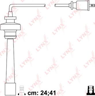LYNXauto SPC5517 - Комплект проводів запалювання autozip.com.ua