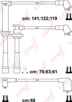 LYNXauto SPC5112 - Комплект проводів запалювання autozip.com.ua