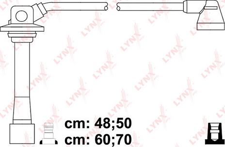 LYNXauto SPC5123 - Комплект проводів запалювання autozip.com.ua