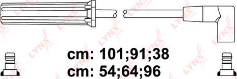 LYNXauto SPC1802 - Комплект проводів запалювання autozip.com.ua