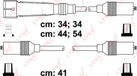 LYNXauto SPC1202 - Комплект проводів запалювання autozip.com.ua