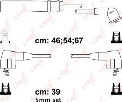 LYNXauto SPC2410 - Комплект проводів запалювання autozip.com.ua
