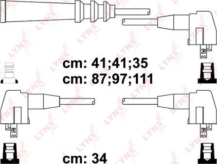 LYNXauto SPC7526 - Комплект проводів запалювання autozip.com.ua