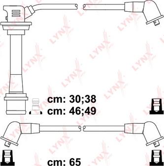 LYNXauto SPC7527 - Комплект проводів запалювання autozip.com.ua