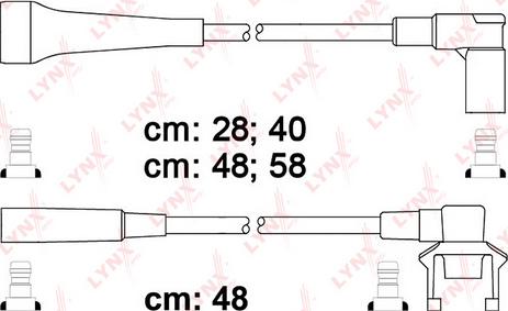 LYNXauto SPC7802 - Комплект проводів запалювання autozip.com.ua