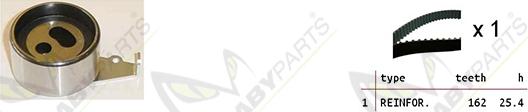 Mabyparts OBK010474 - Комплект ременя ГРМ autozip.com.ua