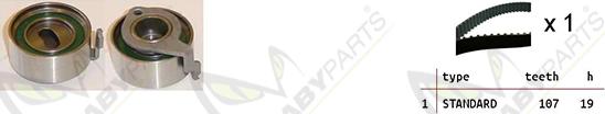 Mabyparts OBK010520 - Комплект ременя ГРМ autozip.com.ua