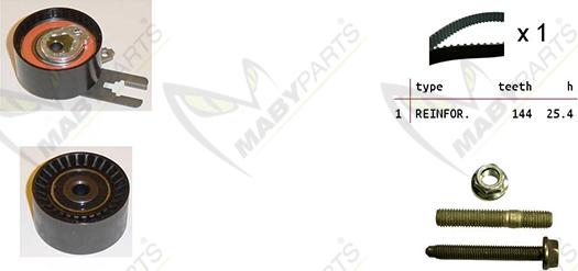 Mabyparts OBK010035 - Комплект ременя ГРМ autozip.com.ua